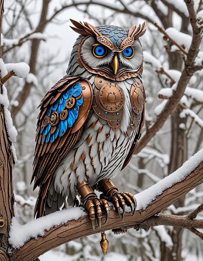 How to Bring Steampunk Owls to Life With AI Video Magic? #digen ai# #Free AI Video Generator#