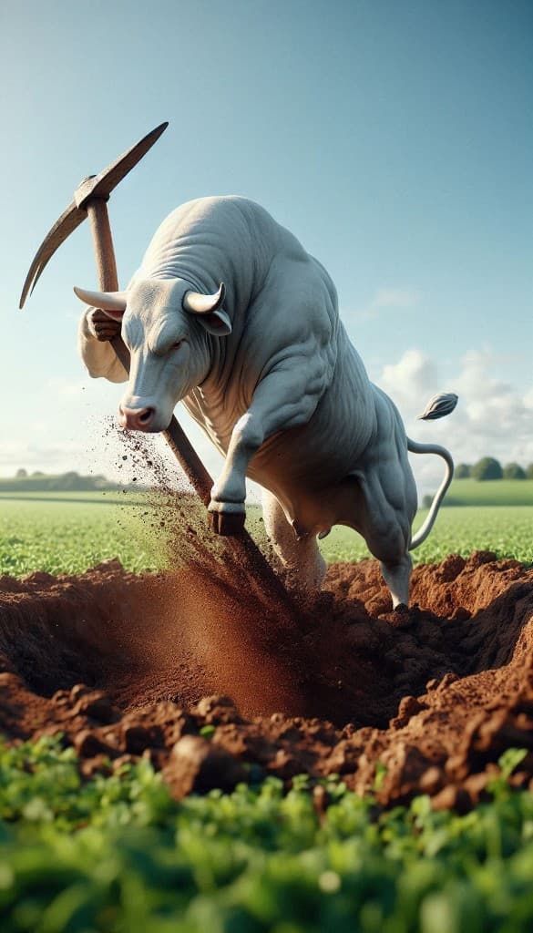 Unleashing Mythic Power: How AI Brought This White Bull’s Epic Journey to Life #digen ai #FreeAIVideoGenerator