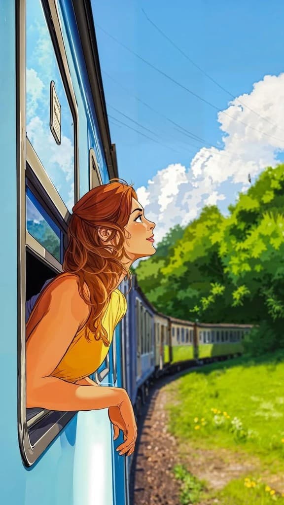 How to Turn Your Train Journey into Viral AI Videos? #digen ai# #FreeAIVideoGenerator#