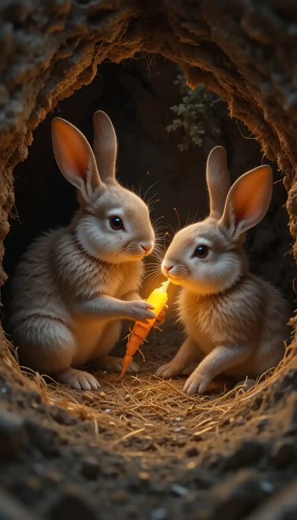 How Two Little Bunnies Became Viral Stars with AI Video Magic? #digen ai# #Free AI Video Generator#