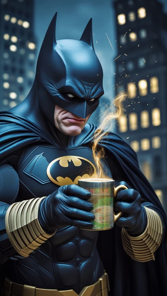 How Batman Brewed His Perfect Mission Strategy with AI Video Magic #digenai #FreeAIVideoGenerator